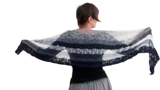 Meehan shawl, knit kit