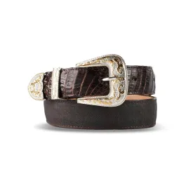 Mens Texas Country Belt Caiman punta Paris original