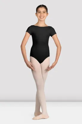 Mirella Glow V Cap Sleeve leotard Leotard - Girls