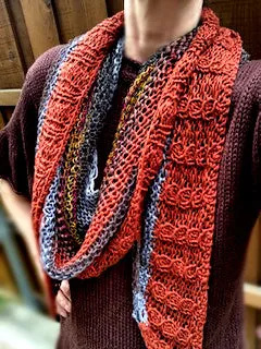 Mock me shawl, pattern