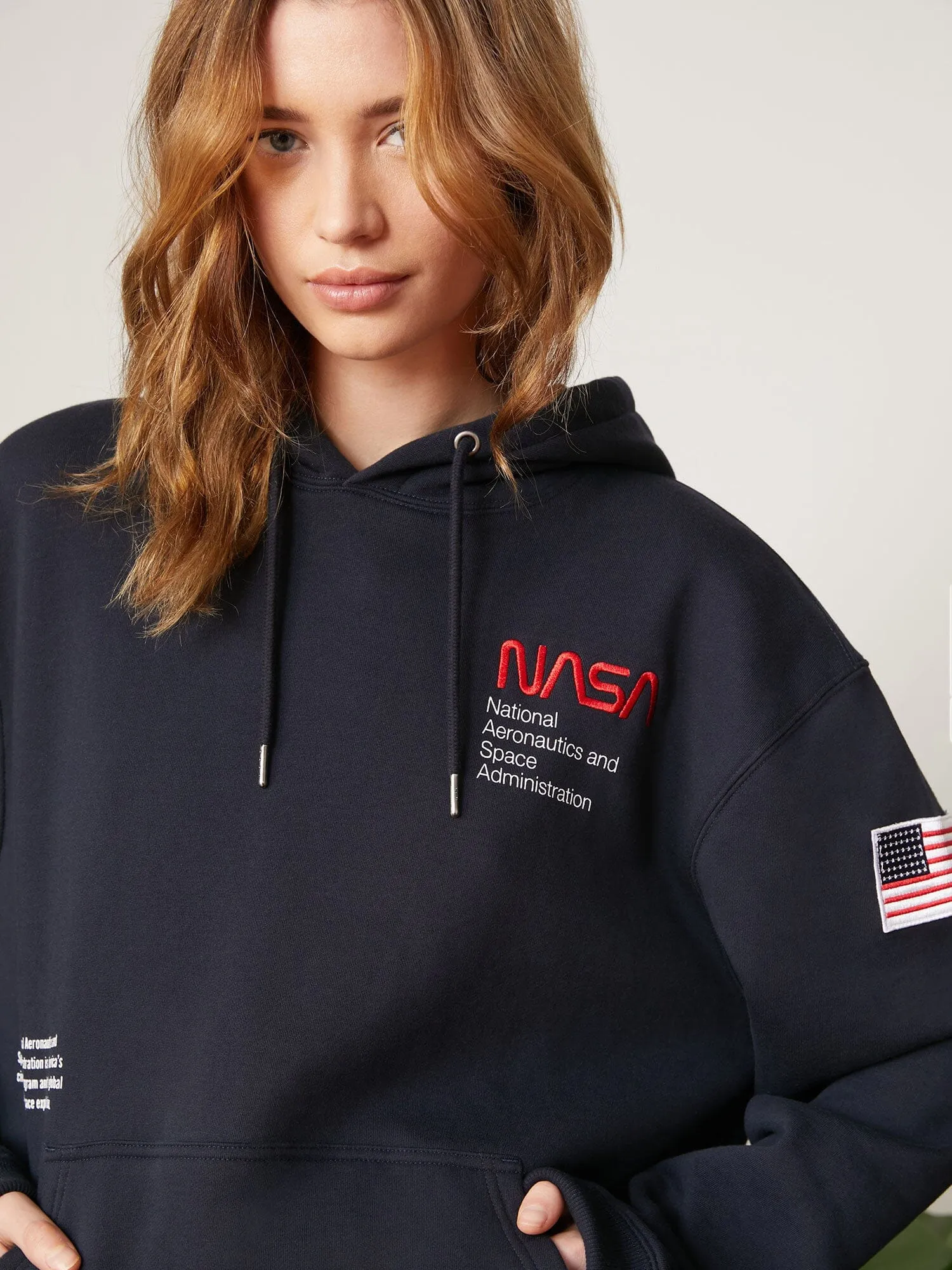 NASA WORM LOGO HOODIE