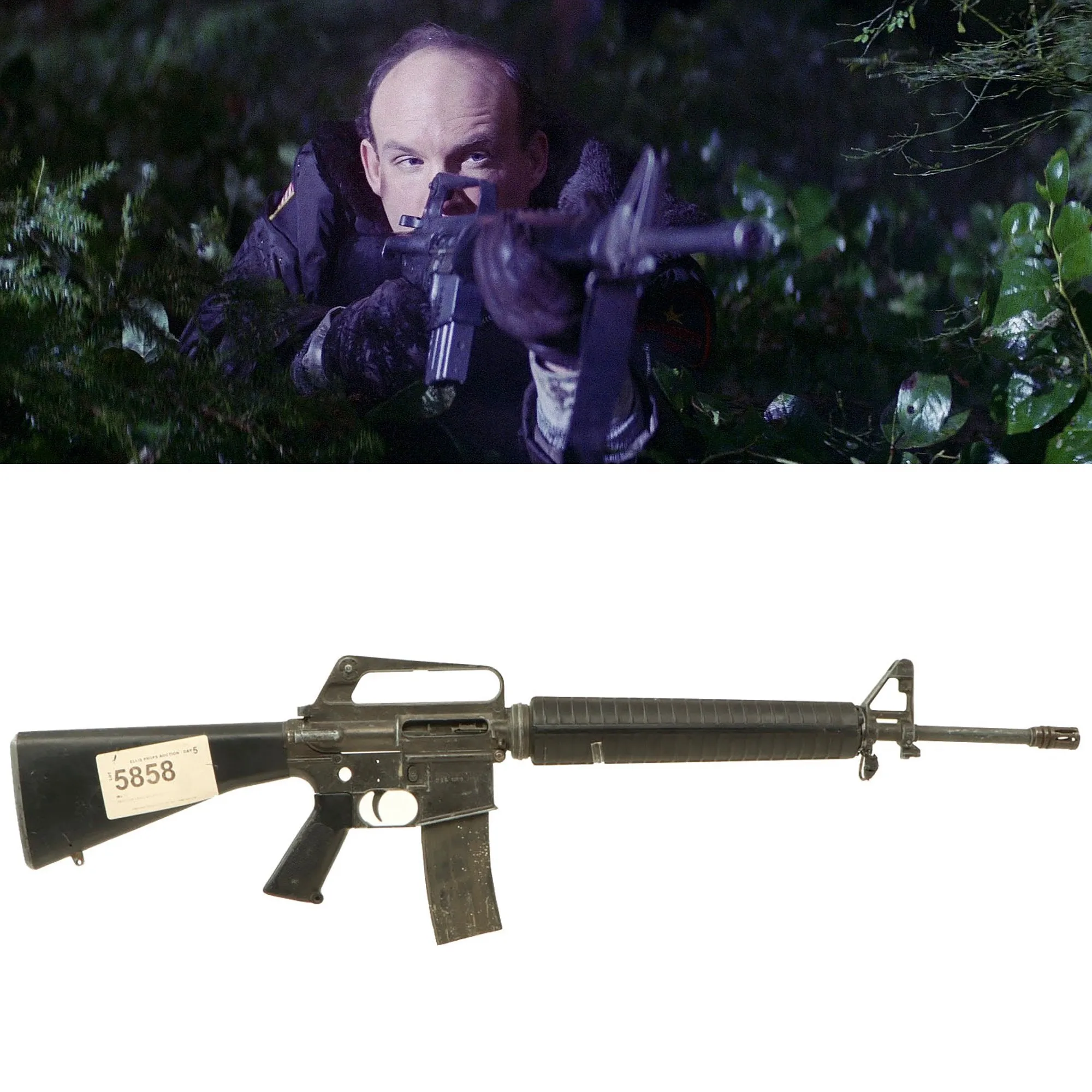 Original Film Prop MGC (ModelGuns Corporation) M16A2 From Ellis Props - As Used in Hollywood Film Rambo: First Blood