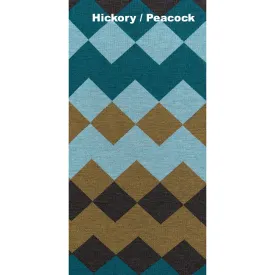 Otto & Spike Harlequin Scarf - Hickory/Peacock