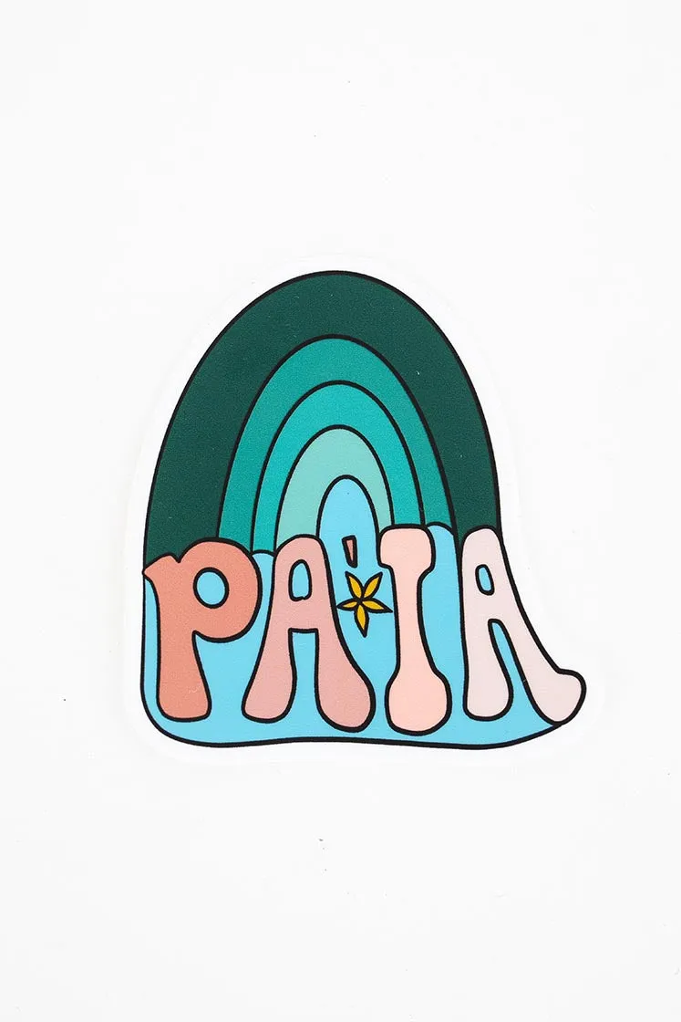 Paia Rainbow Sticker - Green
