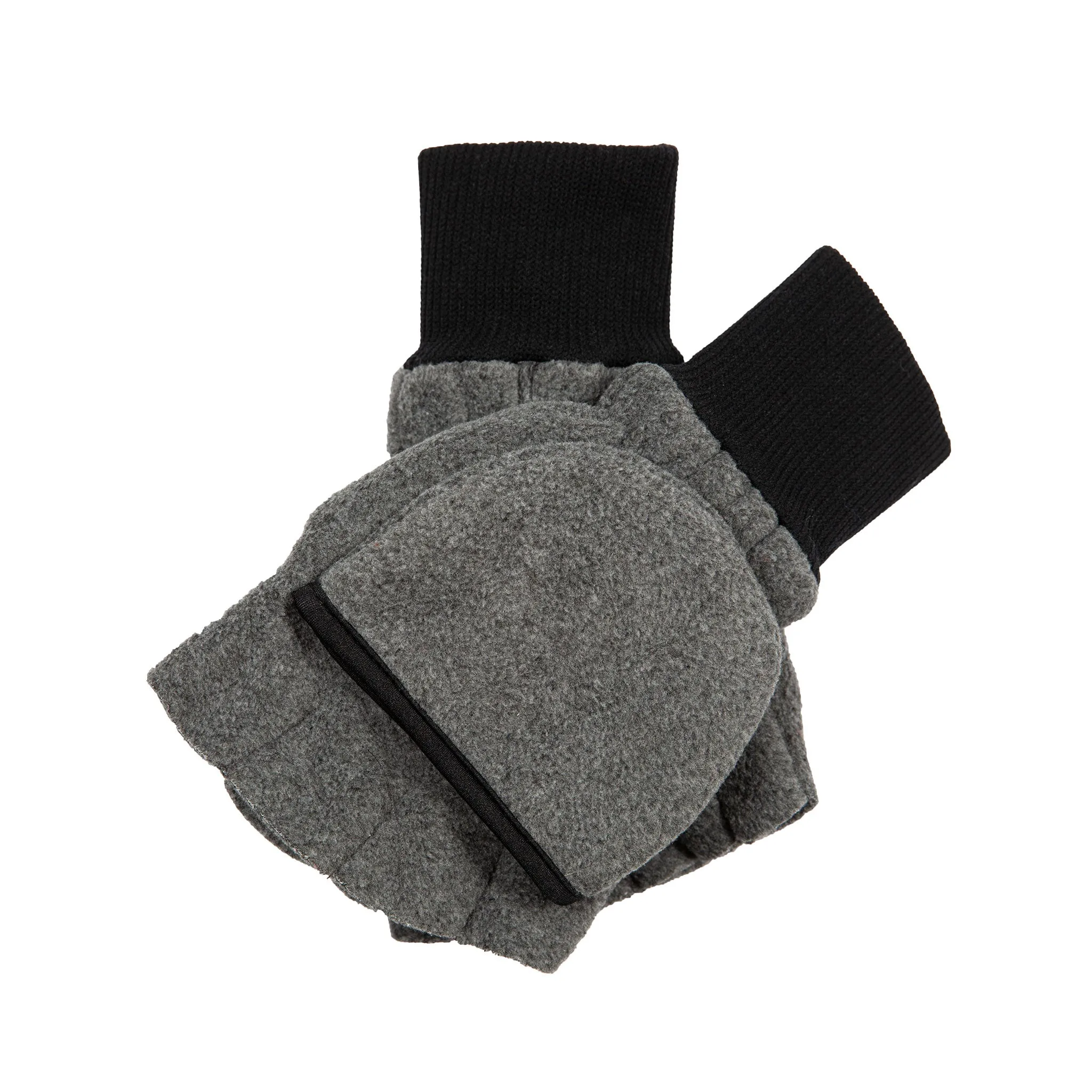 Polar Fleece Lined Hunting Gloves with Mitten Flap
