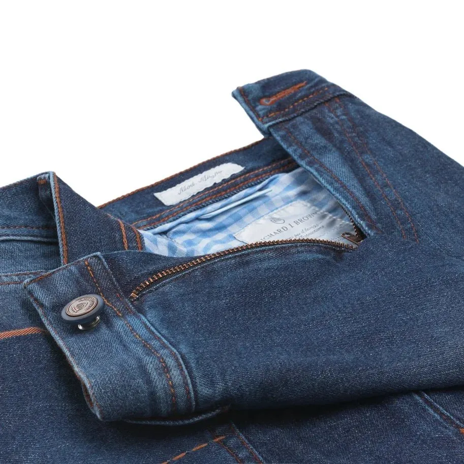 "Milano" Regular-Fit Selvedge Denim Jeans