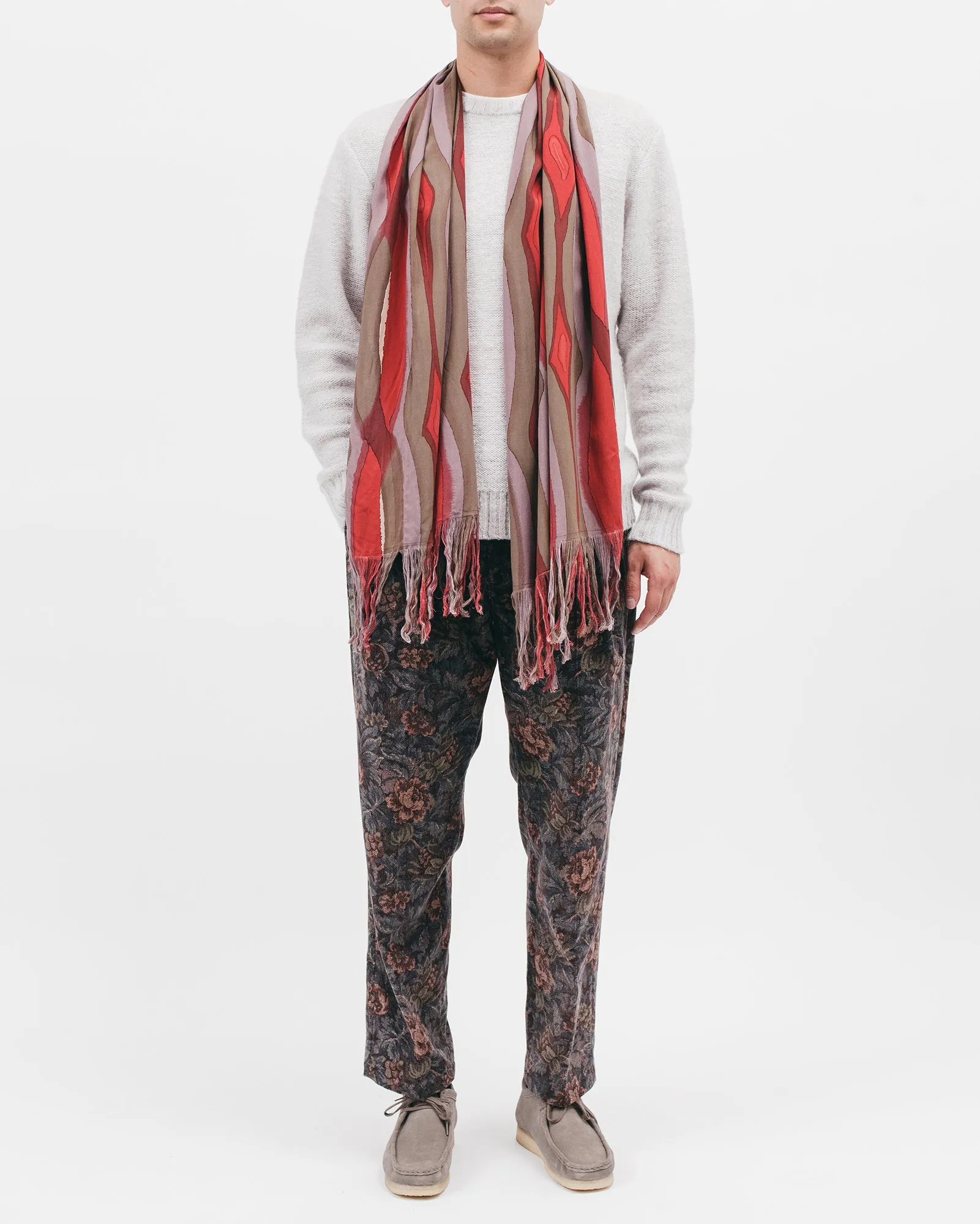 Rayon Oversized Scarf - Watercolor