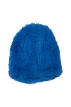 Rex Rabbit Knit - Slouch Fur Hat
