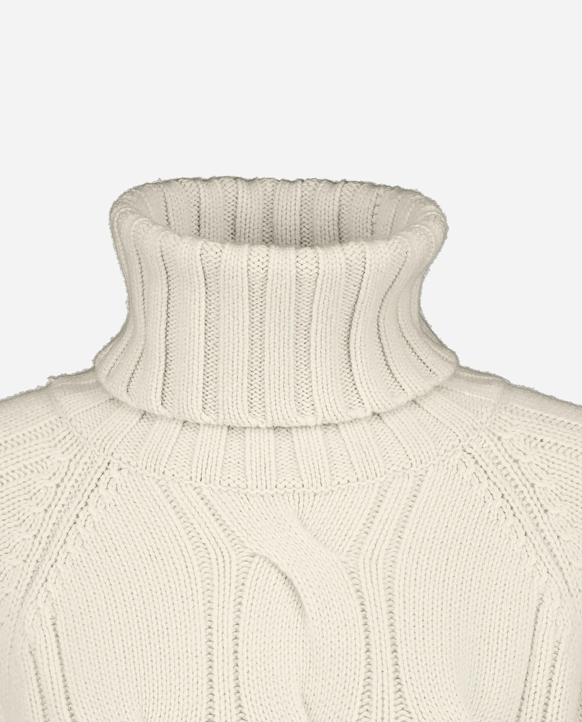 Rolli aus Cashmere-Mischung in Creme