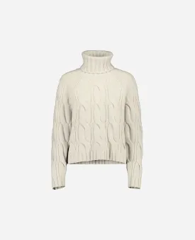 Rolli aus Cashmere-Mischung in Creme
