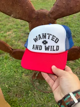 R/W/B Wanted and Wild Hat