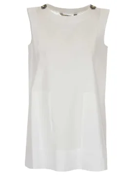 'S Max Mara Embellished Shoulder Tank Top