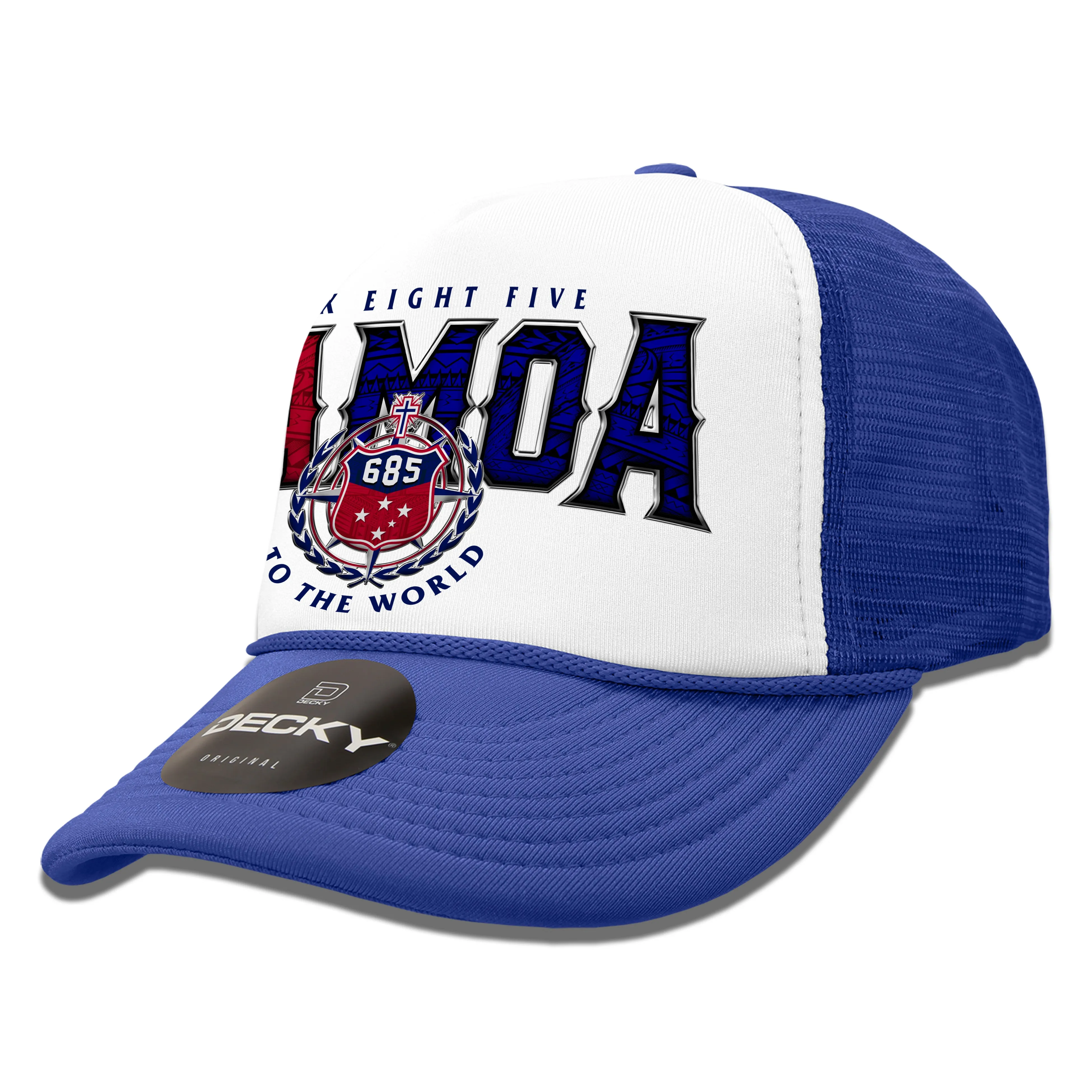 Samoa 685 Foam Trucker Cap - Royal