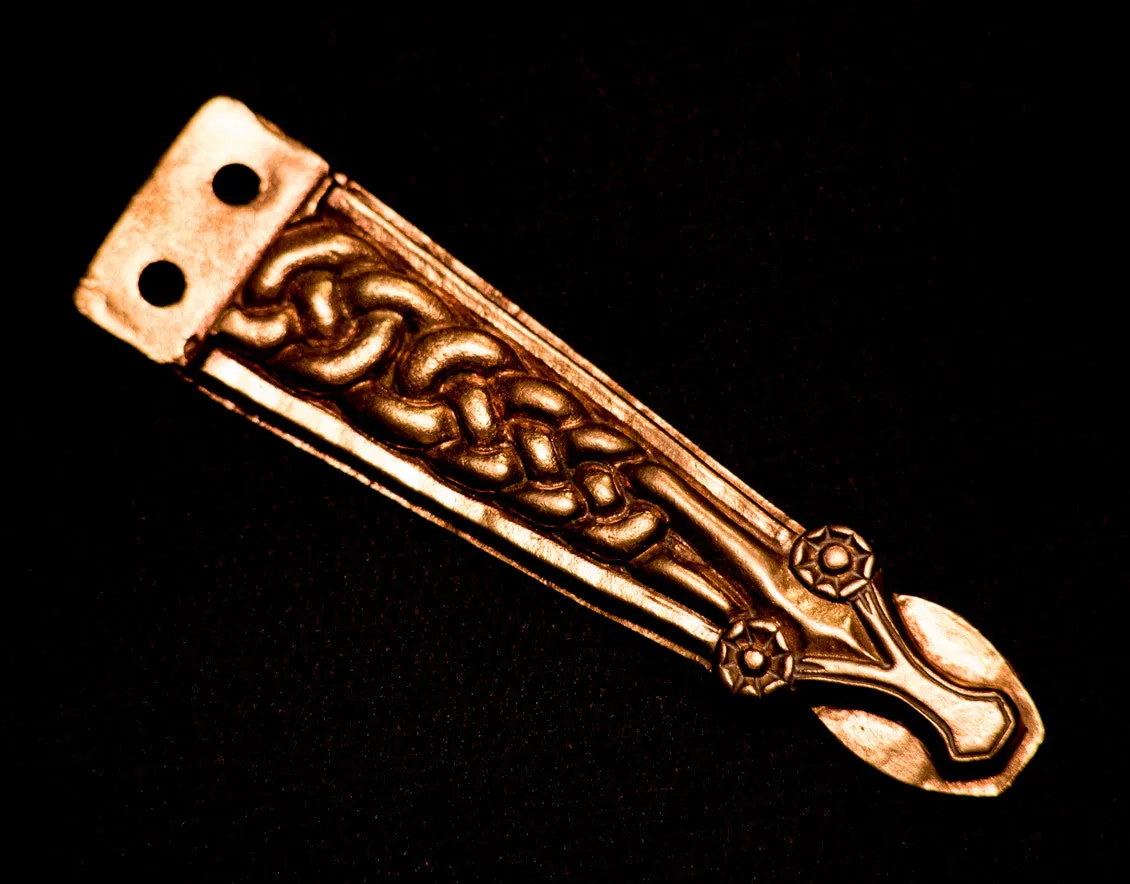 Saxon Knot Belt Tip - 1" wide - B-10