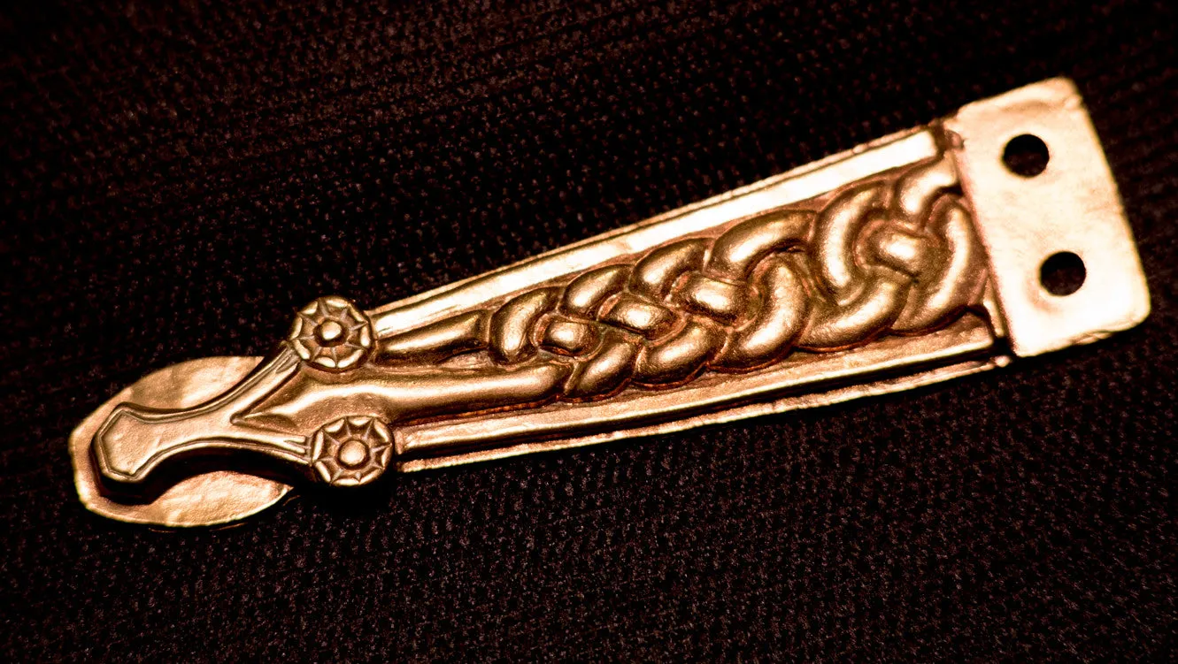 Saxon Knot Belt Tip - 1" wide - B-10
