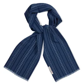 Silk Deco Print Scarf