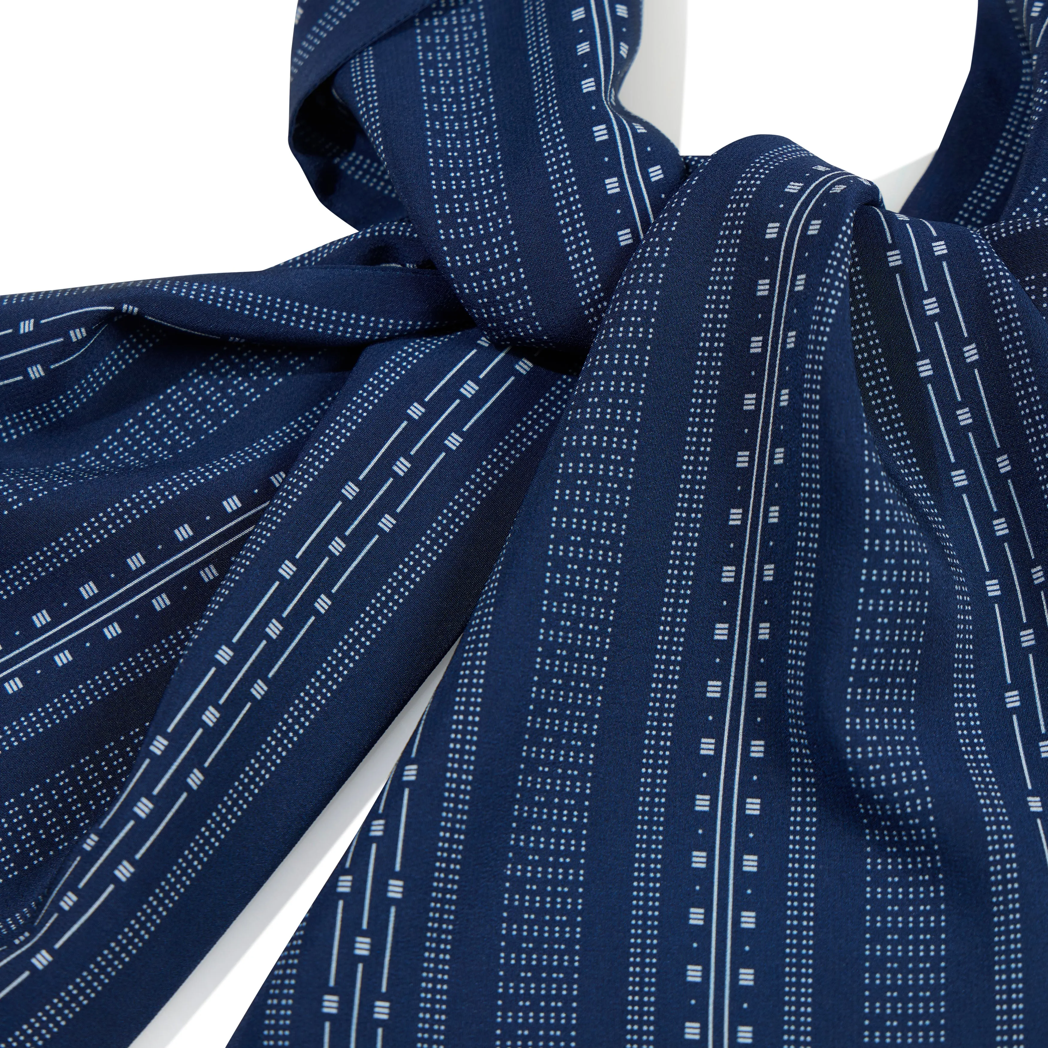 Silk Deco Print Scarf
