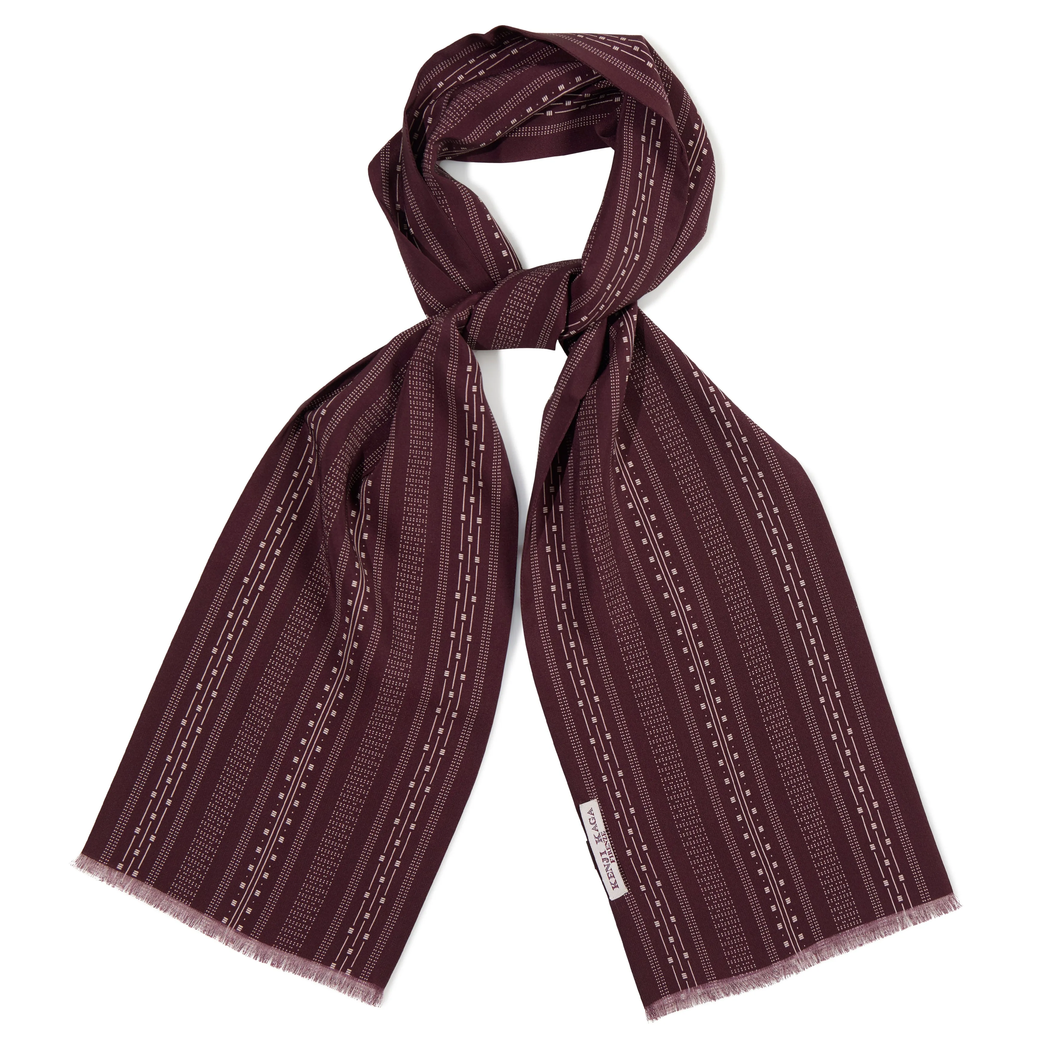 Silk Deco Print Scarf