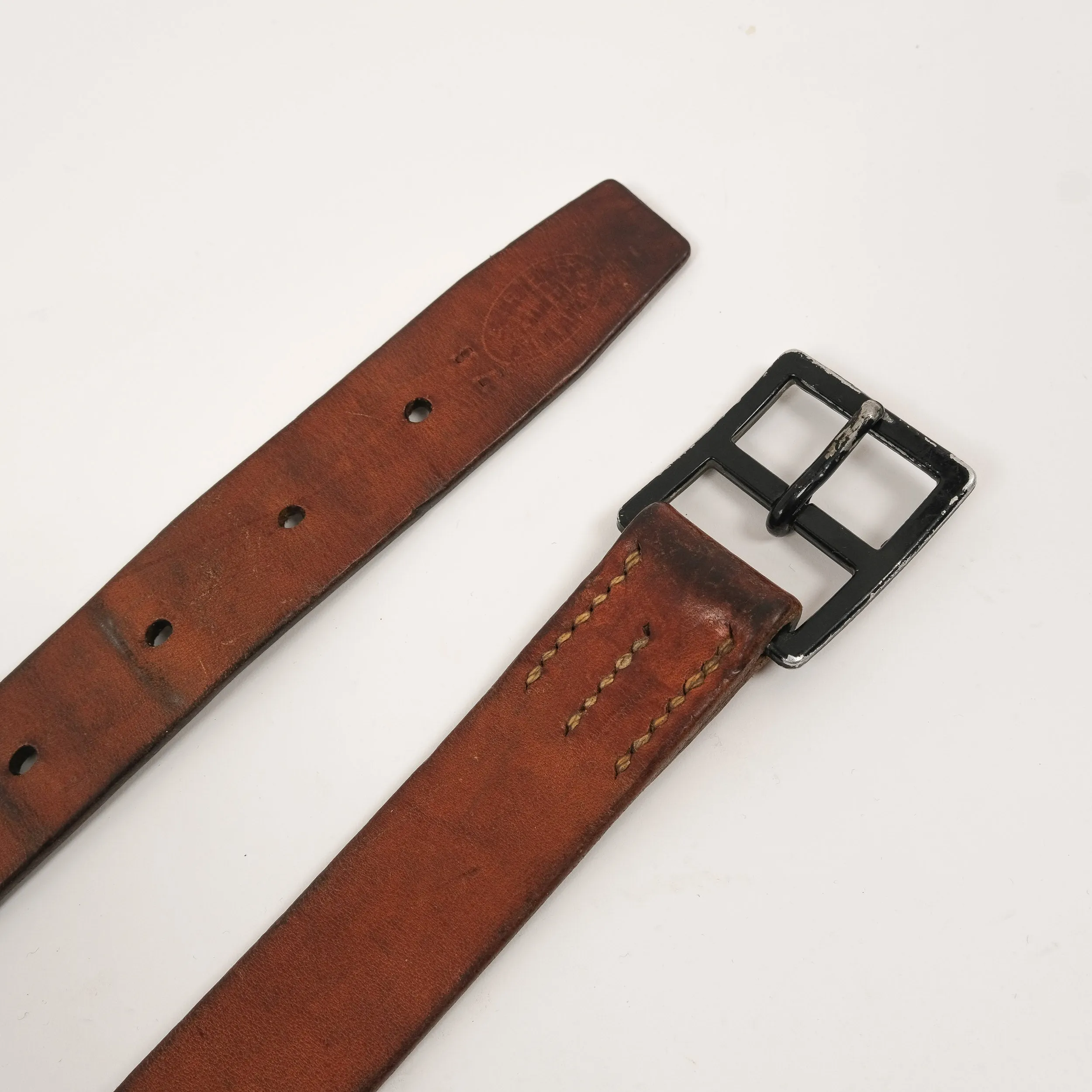 SWISS 50'S MILITARY BELT - USED