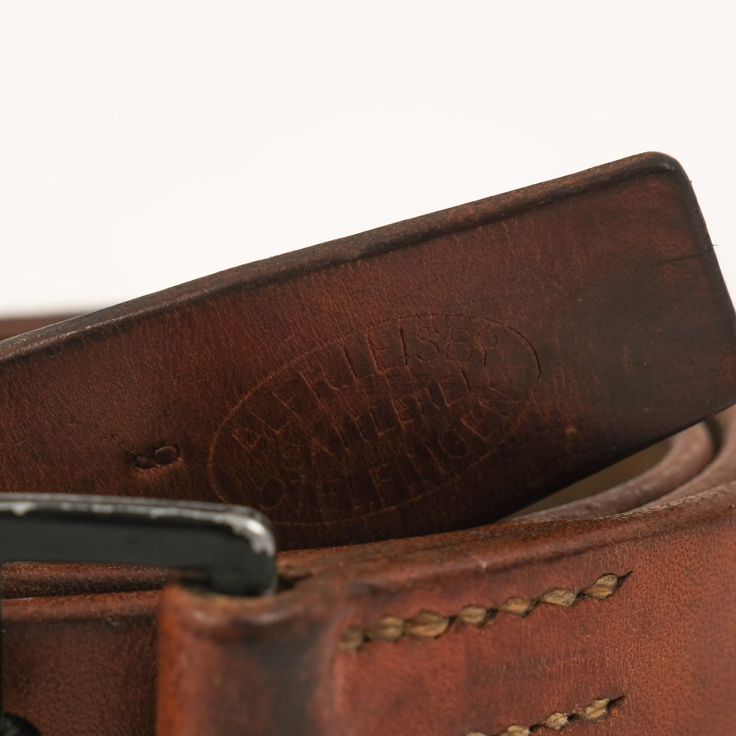 SWISS 50'S MILITARY BELT - USED