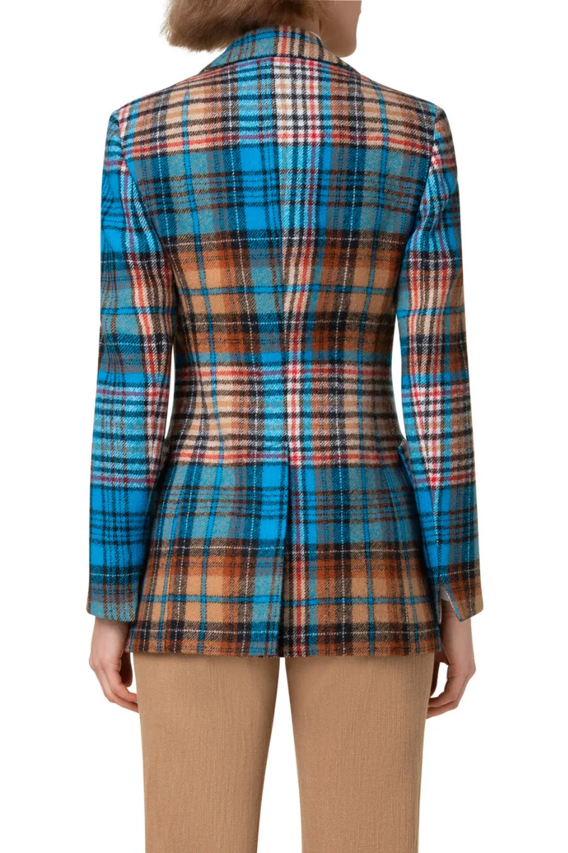 Tartan Check Tweed Jacket