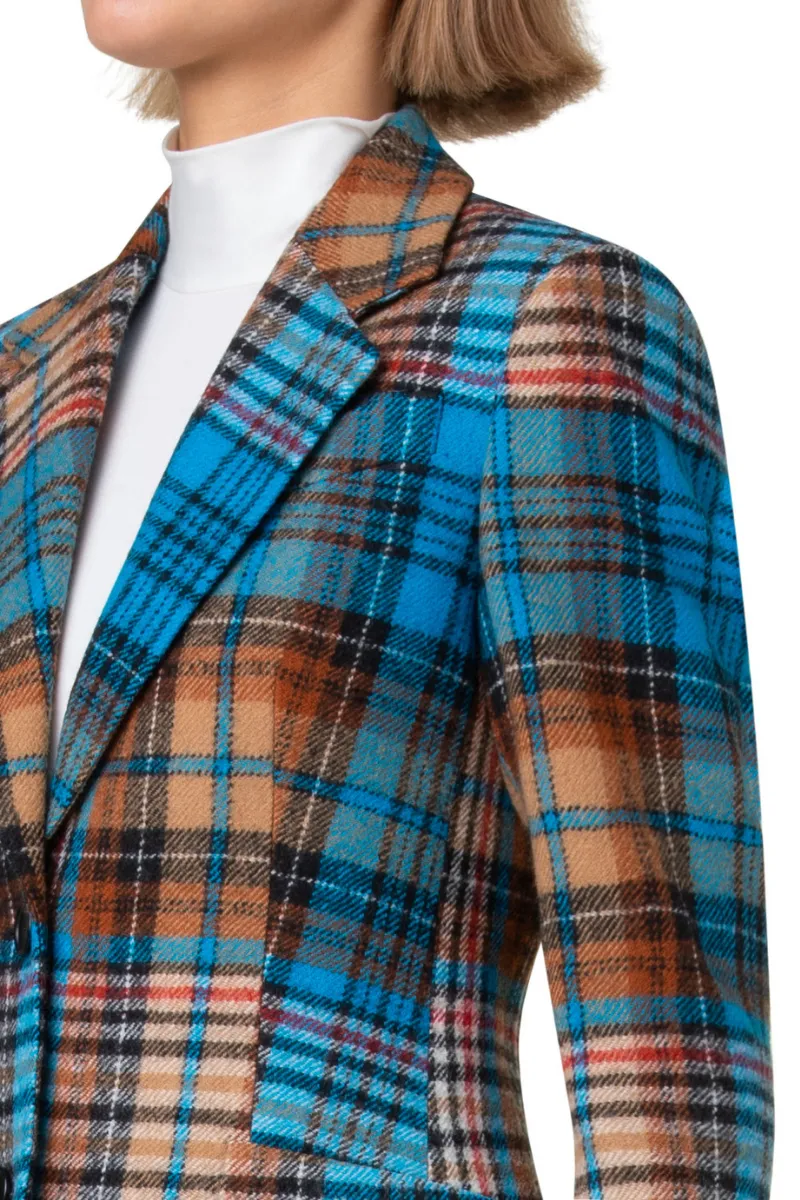Tartan Check Tweed Jacket