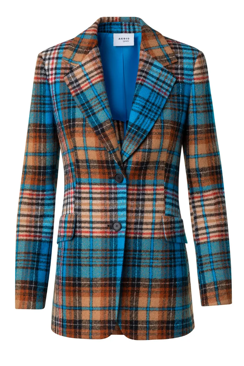Tartan Check Tweed Jacket