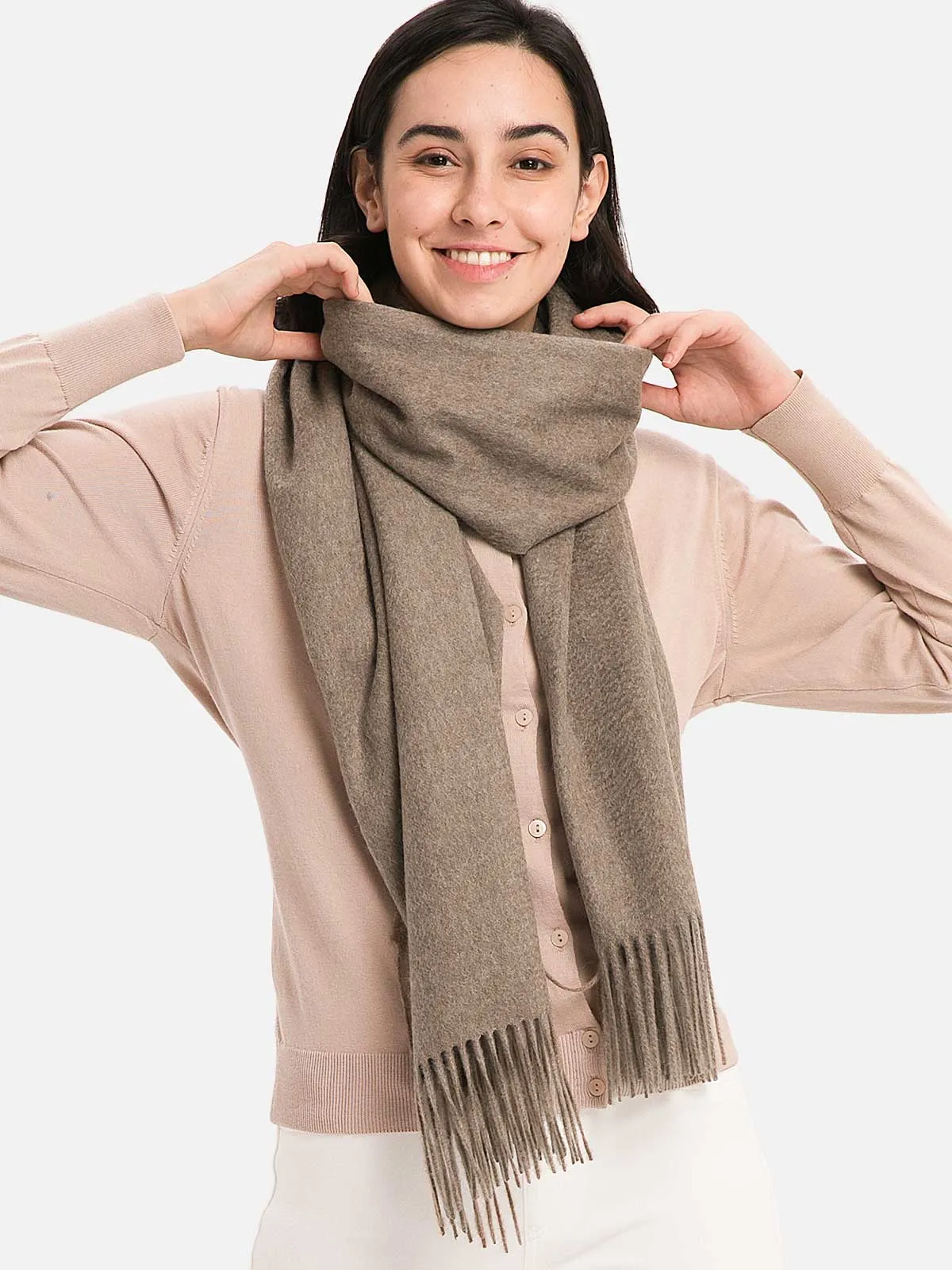 Taupe Cashmere Wrap