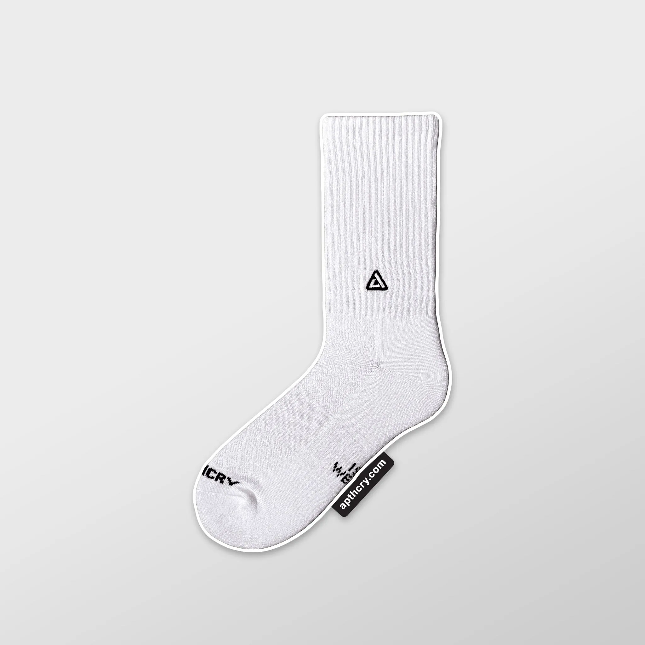 TTS Sock Sticker - White