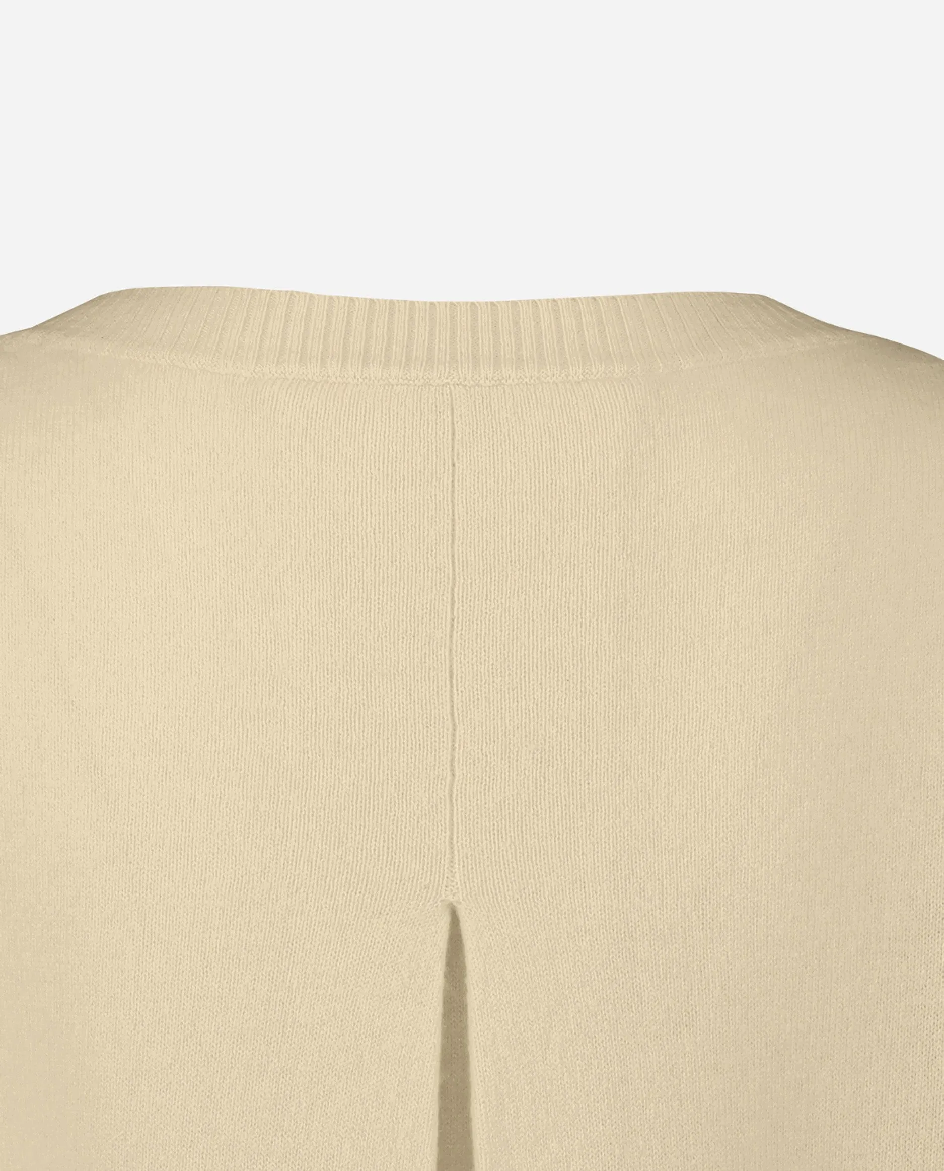 U-Boot Pullover aus Cashmere-Mischung in Beige