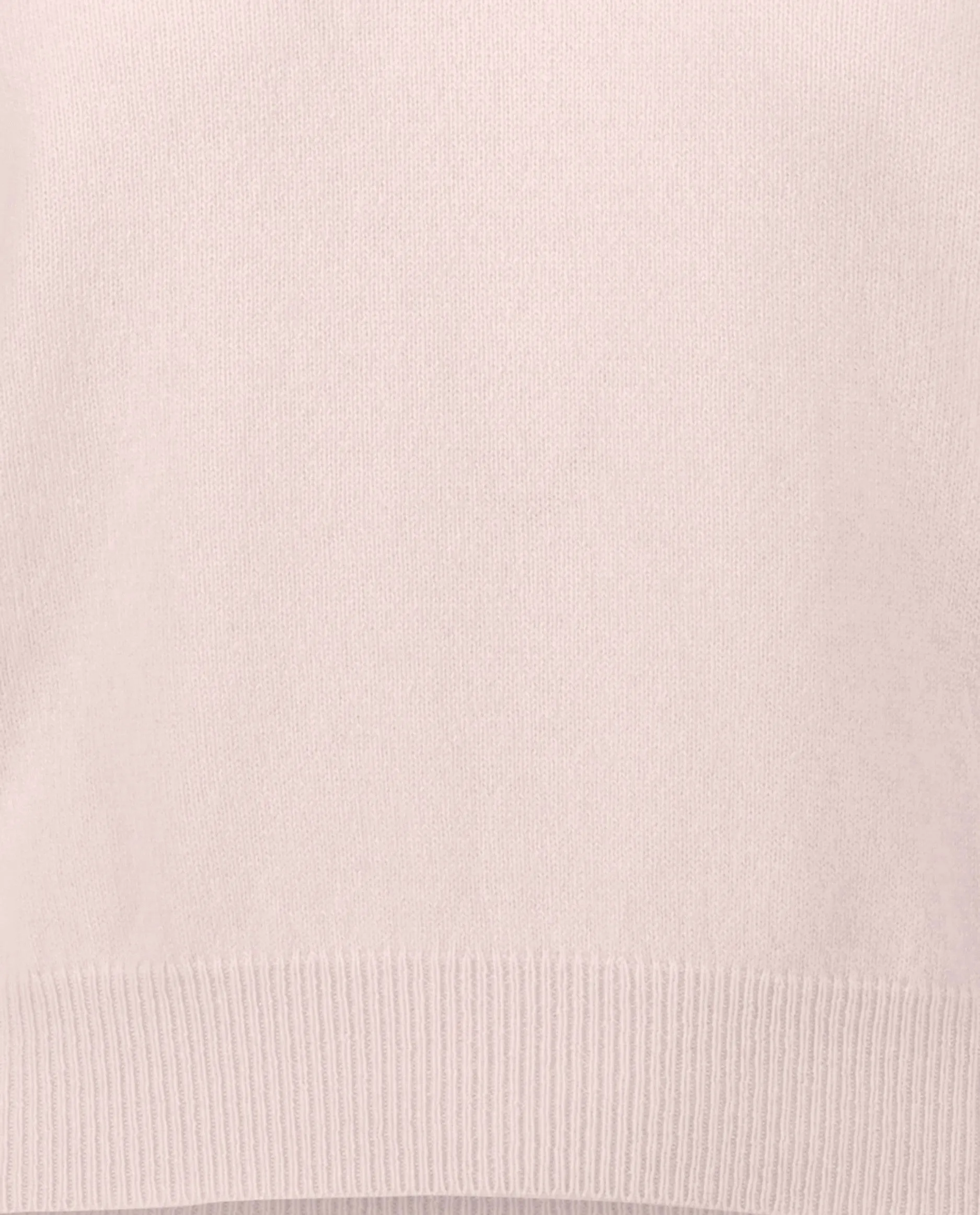 V-Pullover aus Cashmere in Rose