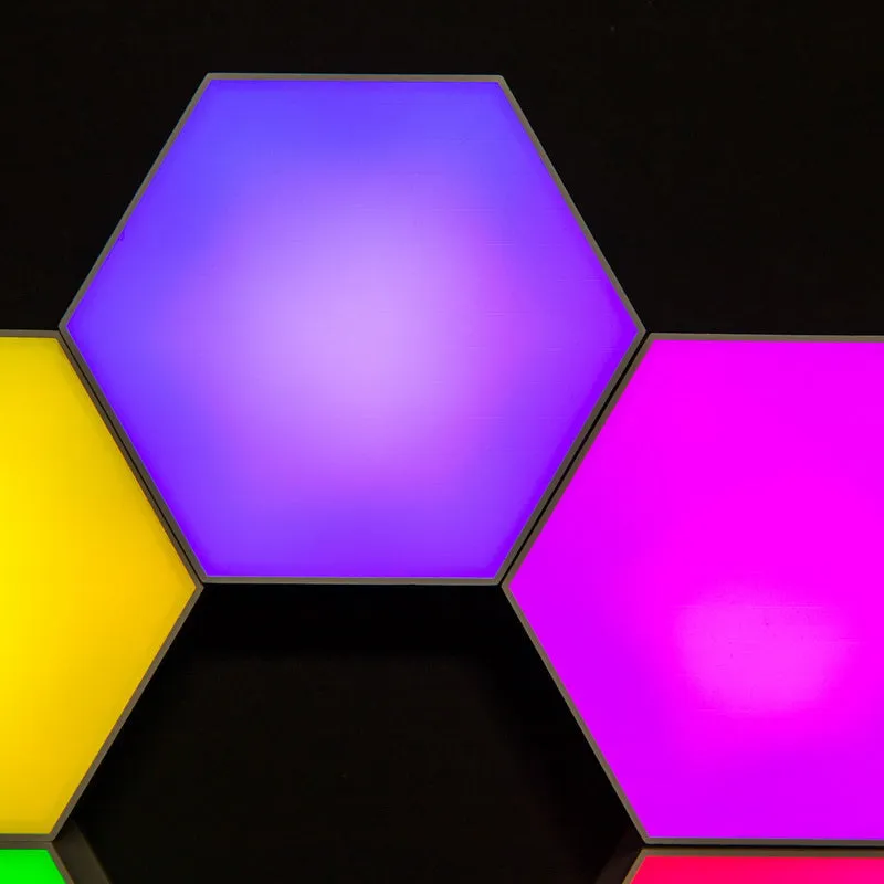 Vital Lites Hexagonal Quantum LED Wall Lights with App (6-Pack)