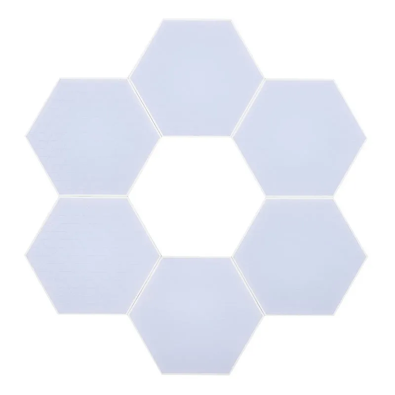 Vital Lites Hexagonal Quantum LED Wall Lights with App (6-Pack)
