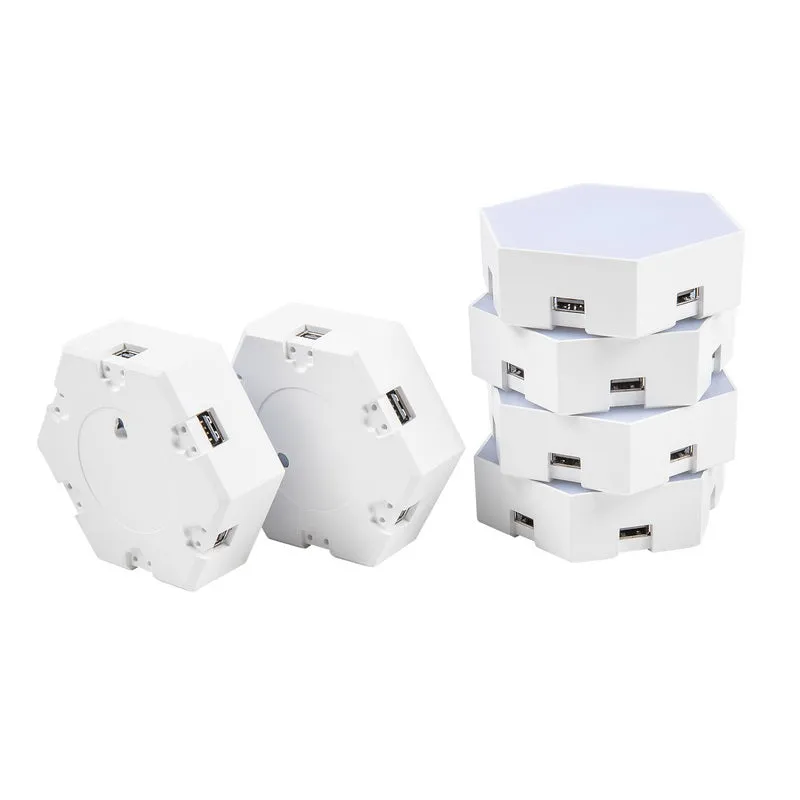Vital Lites Hexagonal Quantum LED Wall Lights with App (6-Pack)