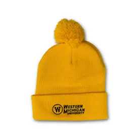 Western Michigan University Pom Beanie