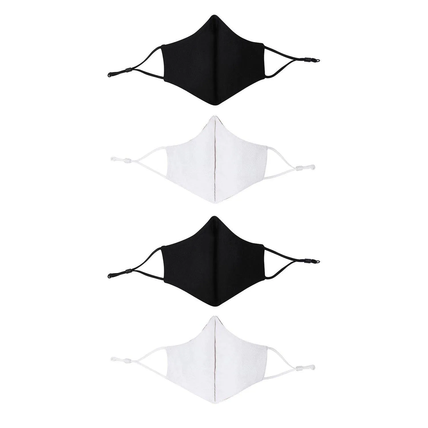 Women's Printed Cotton Face Mask  - Pack of 4