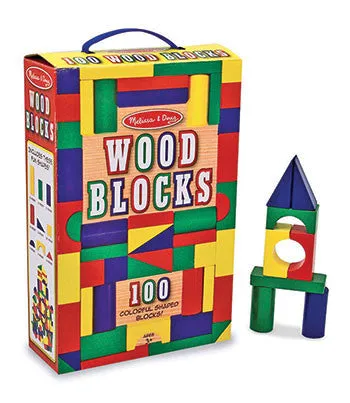 Wood Blocks - Set of 100